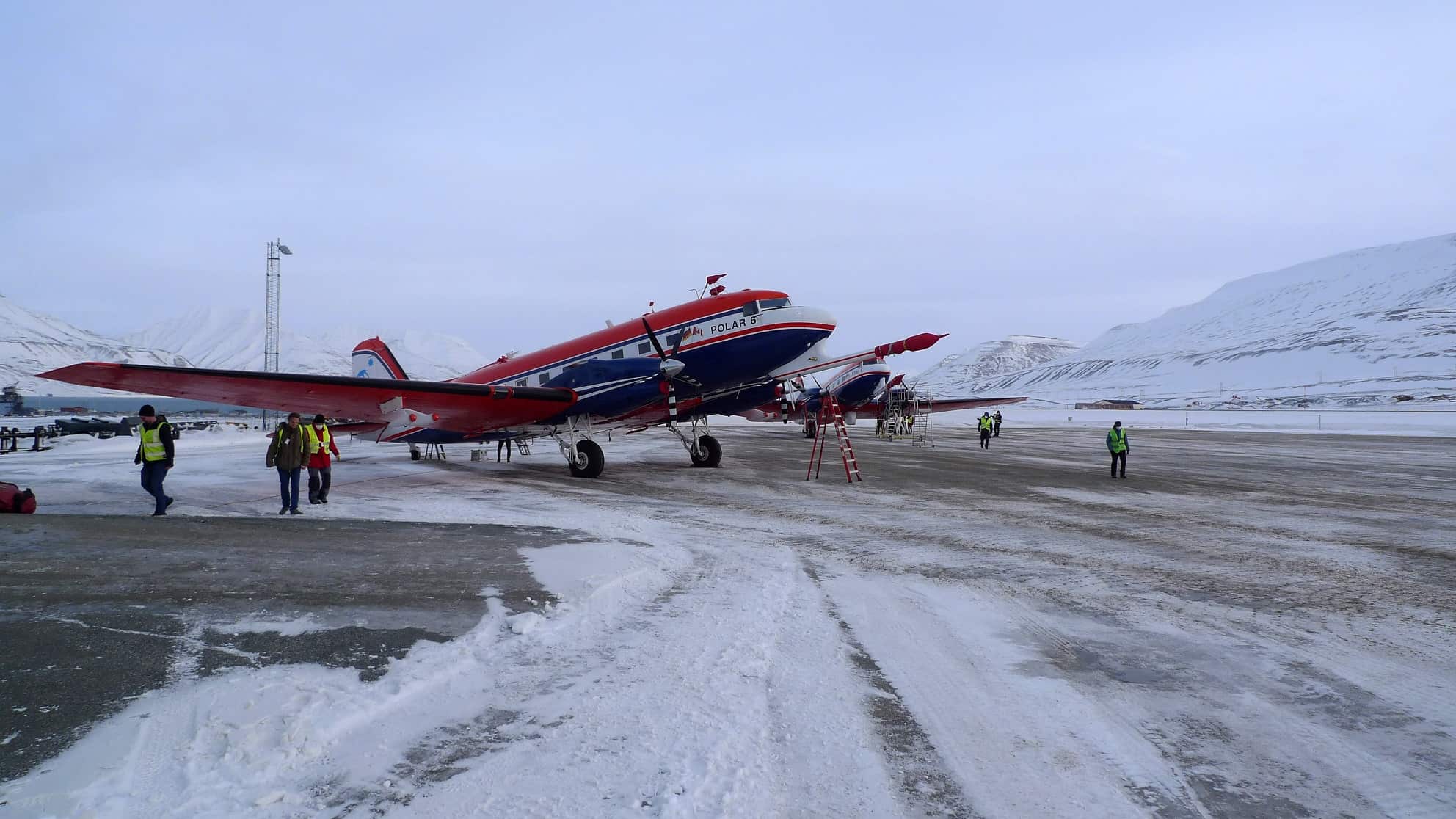Polar 5 Flugzeug Halo-(AC)³ Longyearbyen